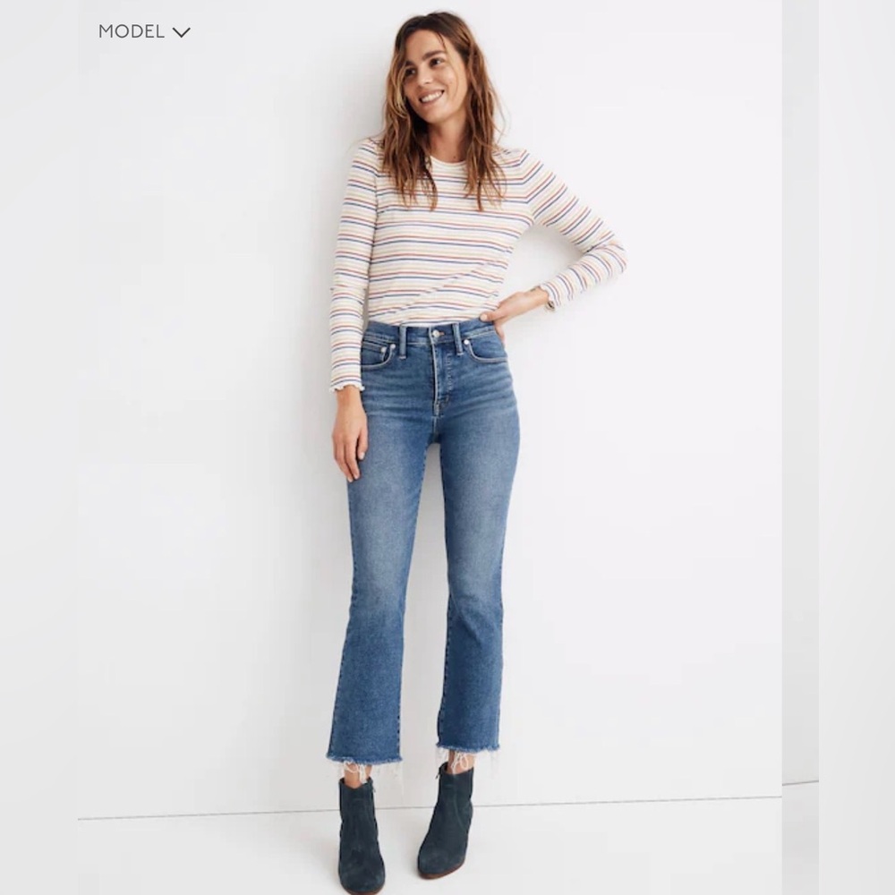 Madewell Cali Demi-Boot Blue Jeans